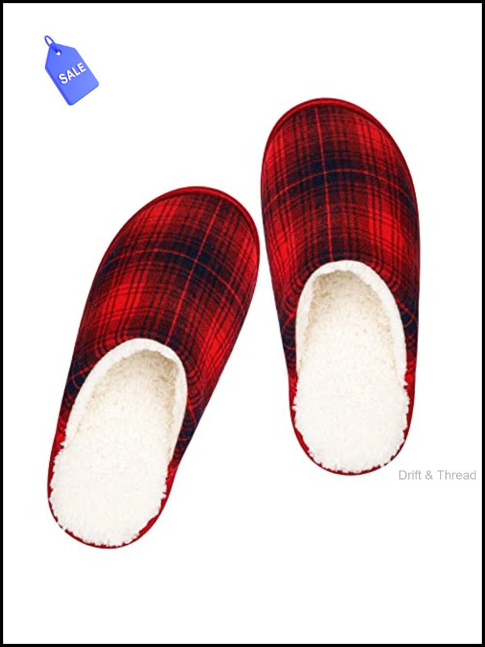 Memory Foam Slippers Warm Slip-On House Shoes Faux Fur Lined